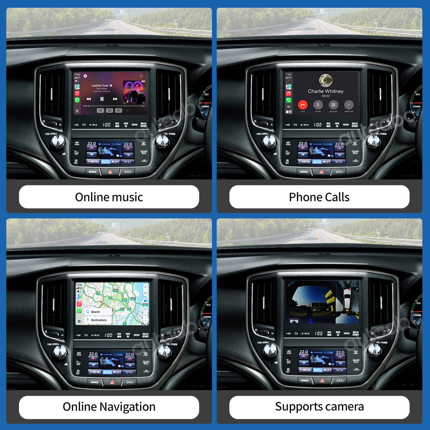 Wireless Carplay & Android Auto for Toyota Crown 2015-2019