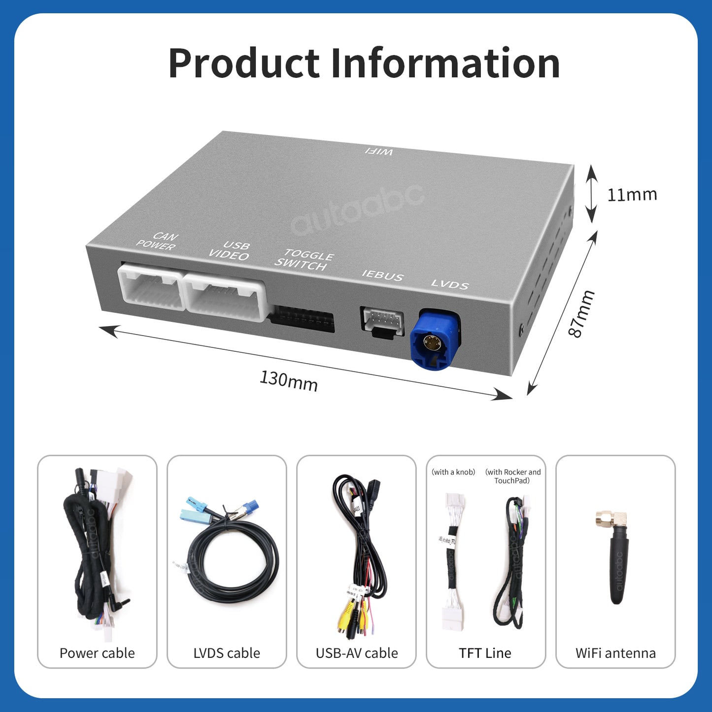 Wireless Carplay & Android Auto Retrofit Kit interface for Lexus