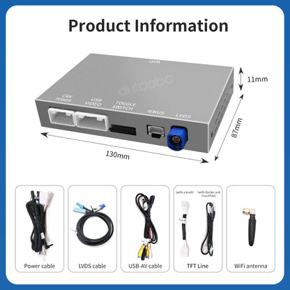 Wireless Carplay & Android Auto Retrofit Kit interface for Lexus
