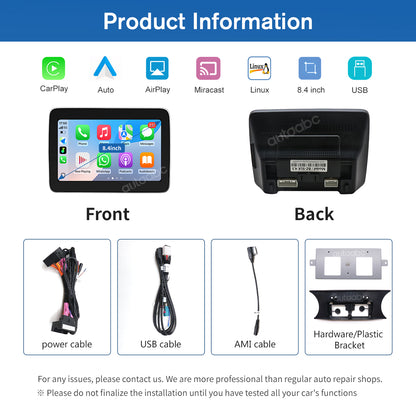8.4“ Linux screen for Mercedes Benz SLK/SLC/SL NTG4.5/5.0 Wireless CarPlay Android Auto