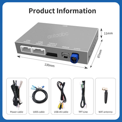 Wireless Carplay & Android Auto for Toyota Land Cruiser LC200 2016-2020
