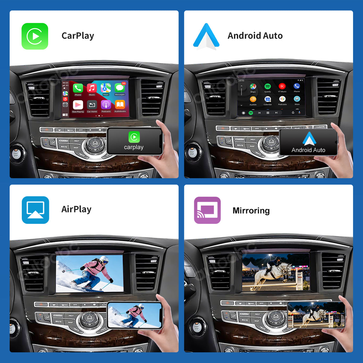 Wireless Carplay Android Auto For Infiniti/Nissan