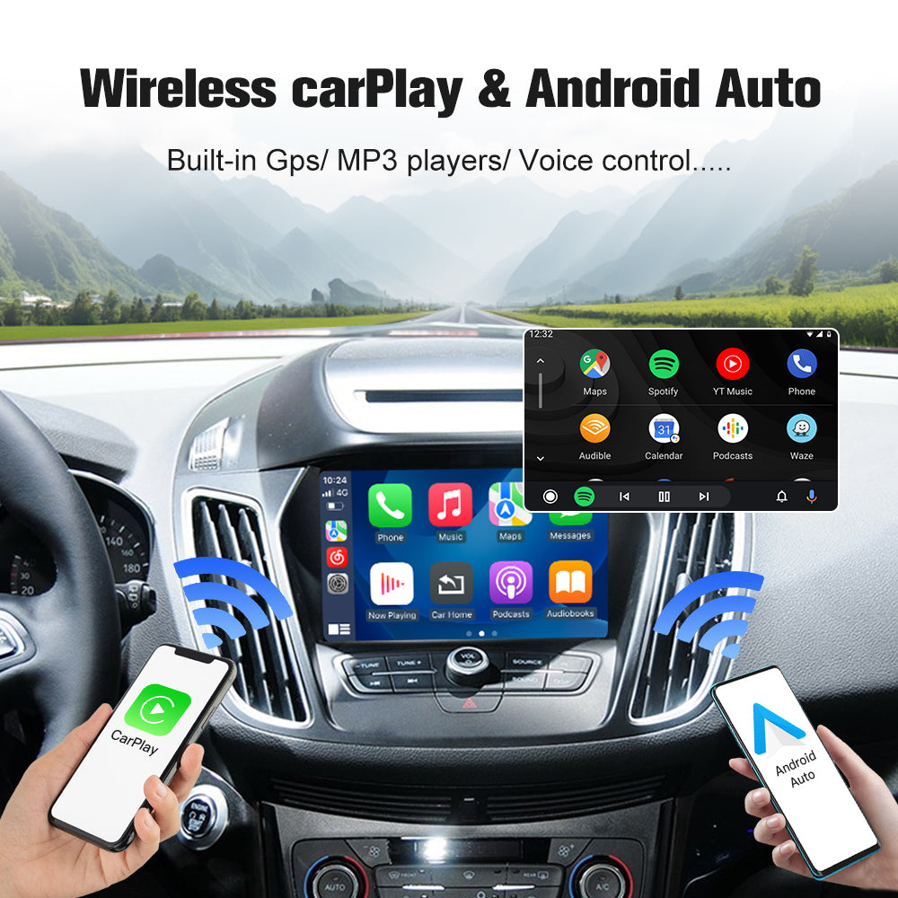 Wireless CarPlay Android Auto Retrofit Kit for Ford Sync2-NEW