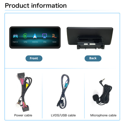 Linux Ultra-thin screen for Mercedes Benz C GLC with NTG5.0 Wireless CarPlay Android Auto