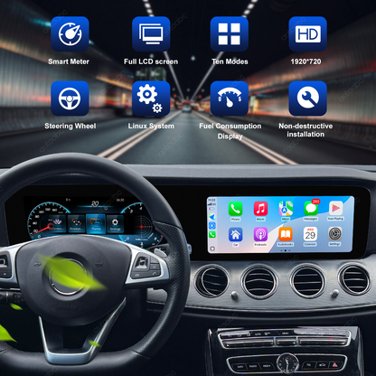 12.3" Panoramic Dual Screen Digital Cockpit for Mercedes-Benz W213