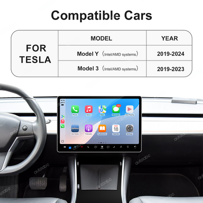NEW Wireless Carplay Android Auto adapter for Tesla Model 3 Model Y
