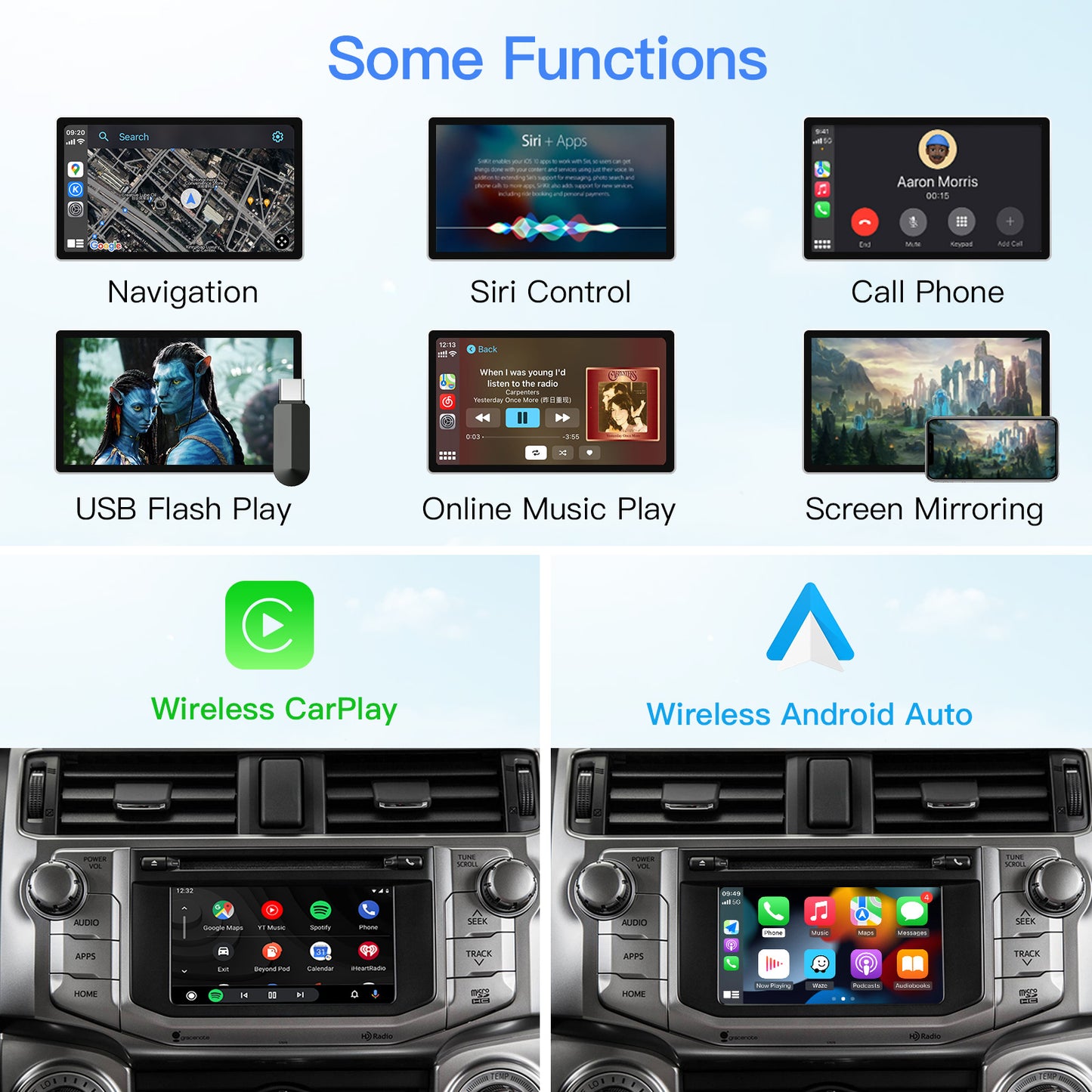 AUTOABC Wireless Carplay Android Auto interface for Toyota Touch2 & Entune2.0 2014-2019 - AUTOABC