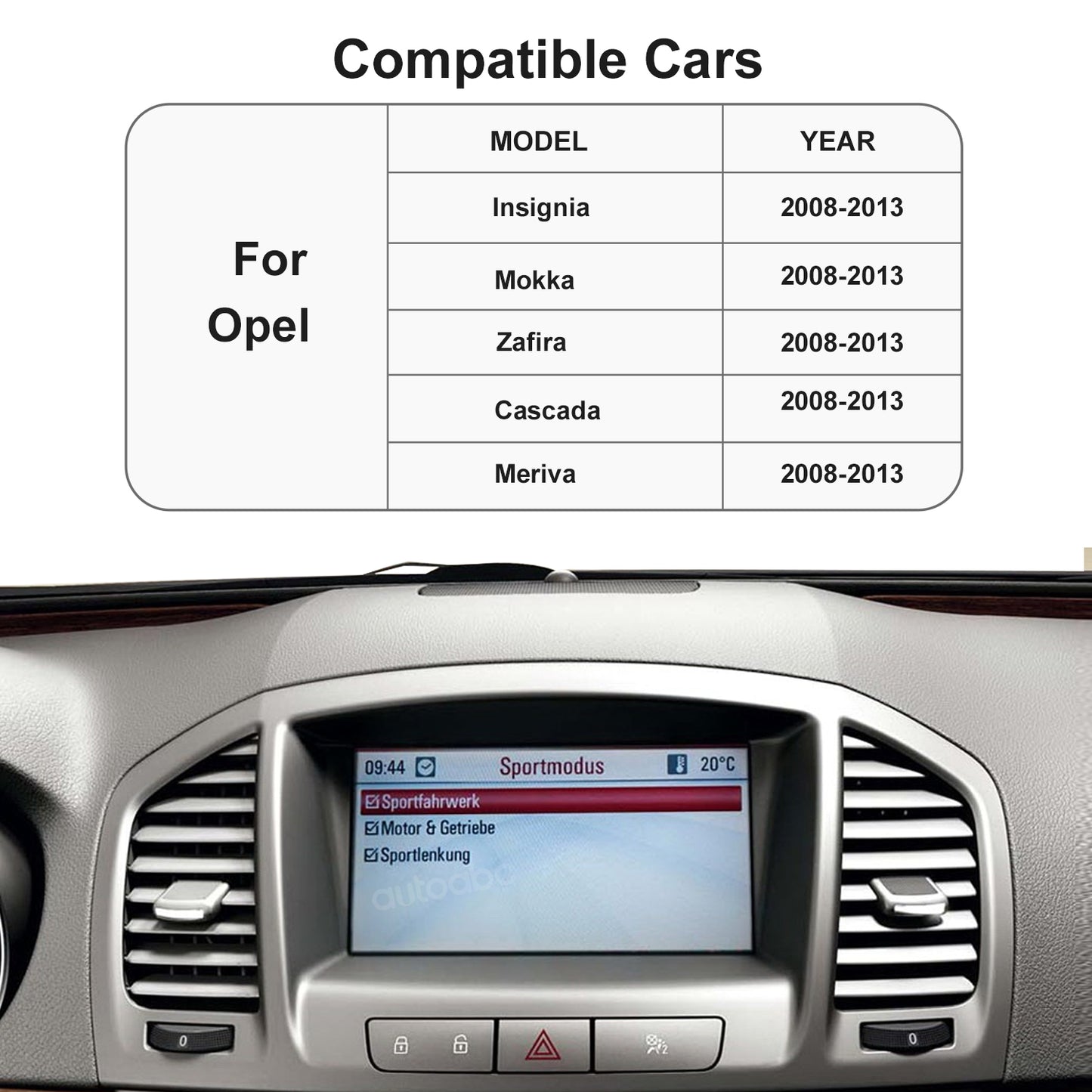Wireless CarPlay&Android Auto Module For Opel