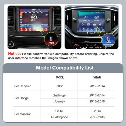 Wireless CarPlay Android Auto Module for Dodge/Maserati/Chrysler