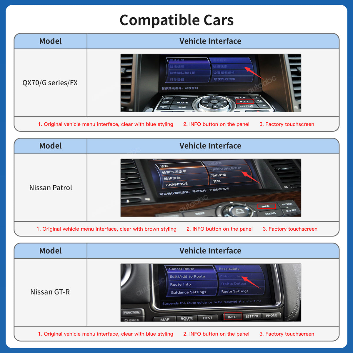 Wireless Carplay Android Auto For Infiniti/Nissan