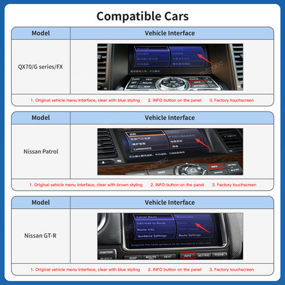 Wireless Carplay Android Auto For Infiniti/Nissan