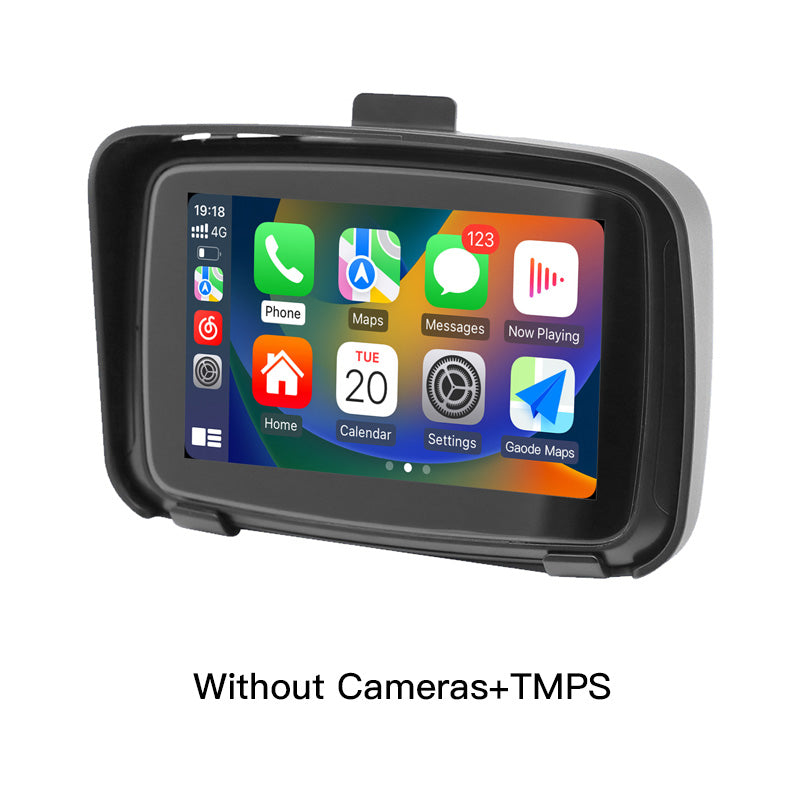 5" IPS Waterproof Motorcycle Touchscreen with GPS navigation - AUTOABC