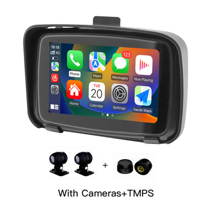 5" IPS Waterproof Motorcycle Touchscreen with GPS navigation - AUTOABC