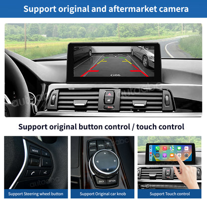 8.8" Linux Screen for BMW 3/4er NBT/EVO Wireless Carplay Android Auto