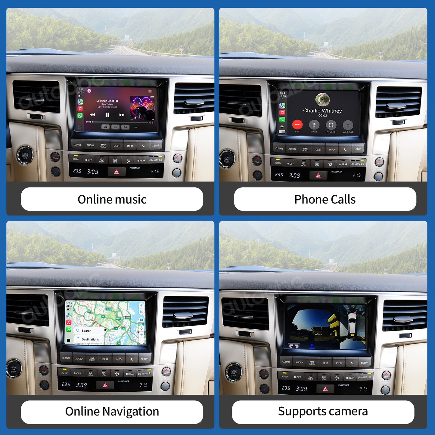Wireless Carplay & Android Auto for Lexus LX570 2012-2015
