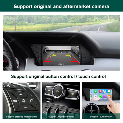 7“ Linux screen for Mercedes Benz GLK NTG4.0/4.5 Wireless CarPlay Android Auto LHD