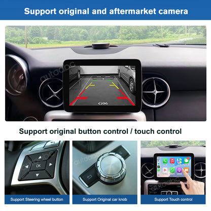 8.4“ Linux screen for Mercedes Benz SLK/SLC/SL NTG4.5/5.0 Wireless CarPlay Android Auto