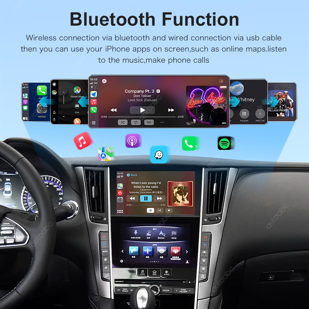 Wireless Carplay Android Auto Interface For Infiniti