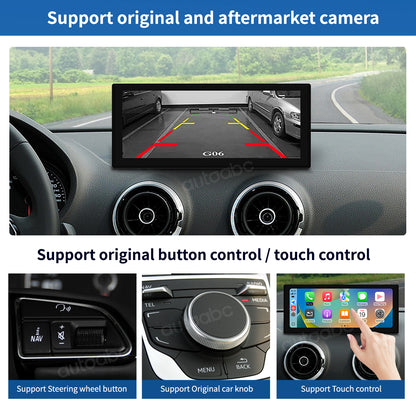 10.25" Linux Screen For Audi A3/S3 Wireless CarPlay Android Auto