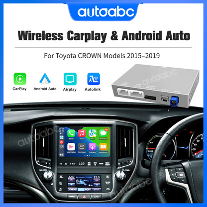 Wireless Carplay & Android Auto for Toyota Crown 2015-2019