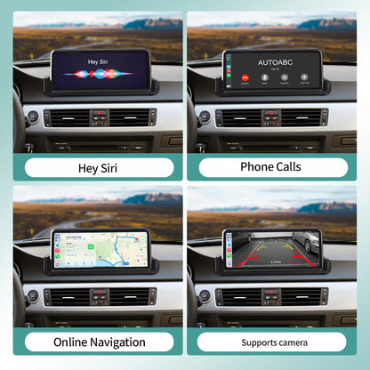 10.25'' Linux screen for BMW 3 Series E90-E93 Wirless CarPlay Android Auto