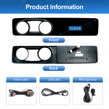 12.3“ Linux screen for Mercedes Benz E Class W213 NTG5.5 Wireless CarPlay Android Auto