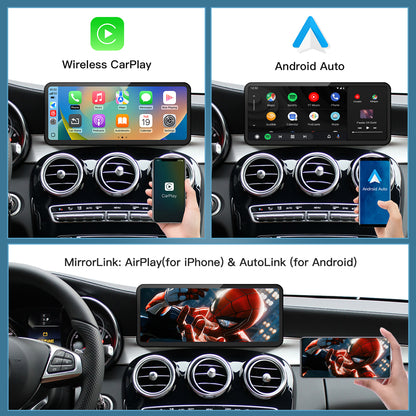 Linux Ultra-thin screen for Mercedes Benz C GLC with NTG5.0 Wireless CarPlay Android Auto