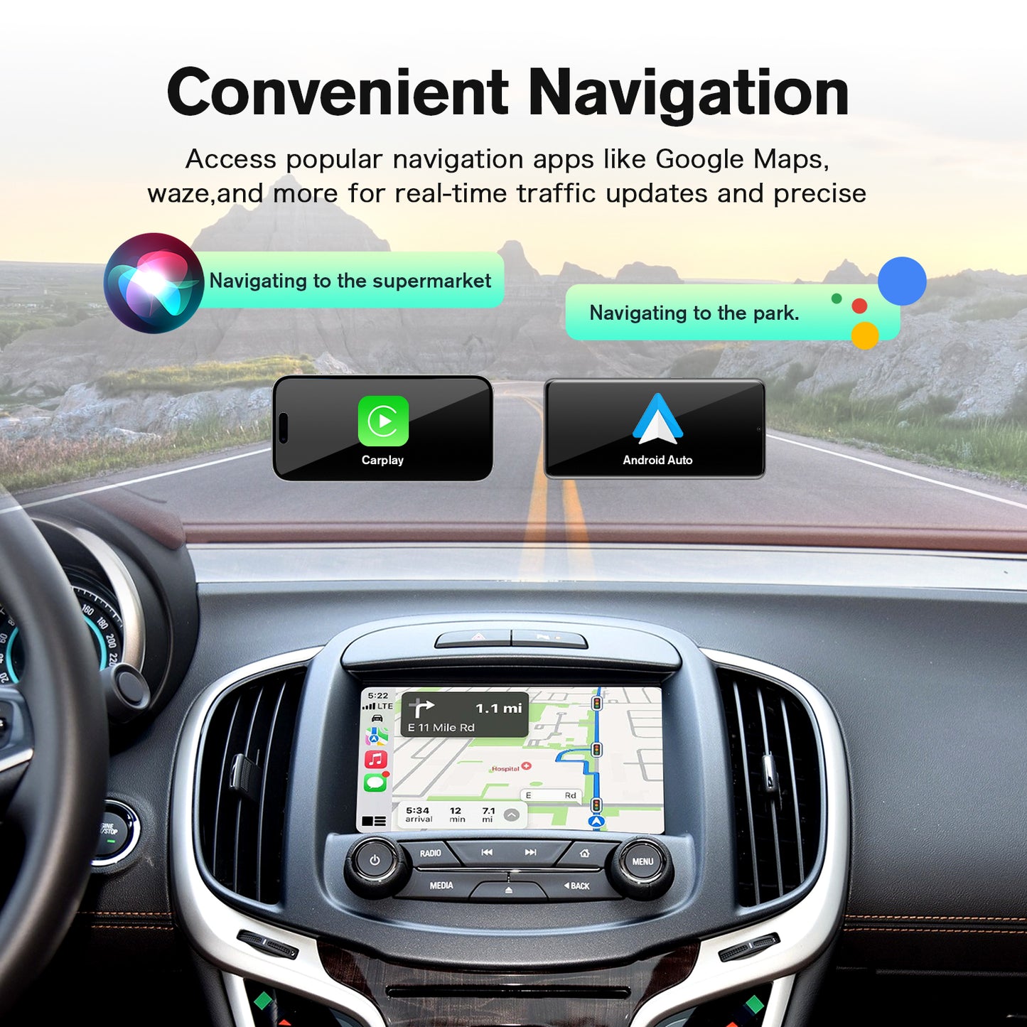 Wireless CarPlay&Android Auto Module For Opel/Buick/Cadillac/Chevrolet