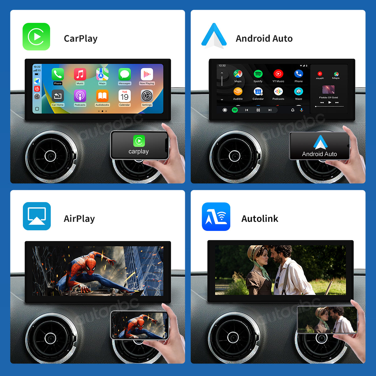 10.25" Linux Screen For Audi A3/S3 Wireless CarPlay Android Auto