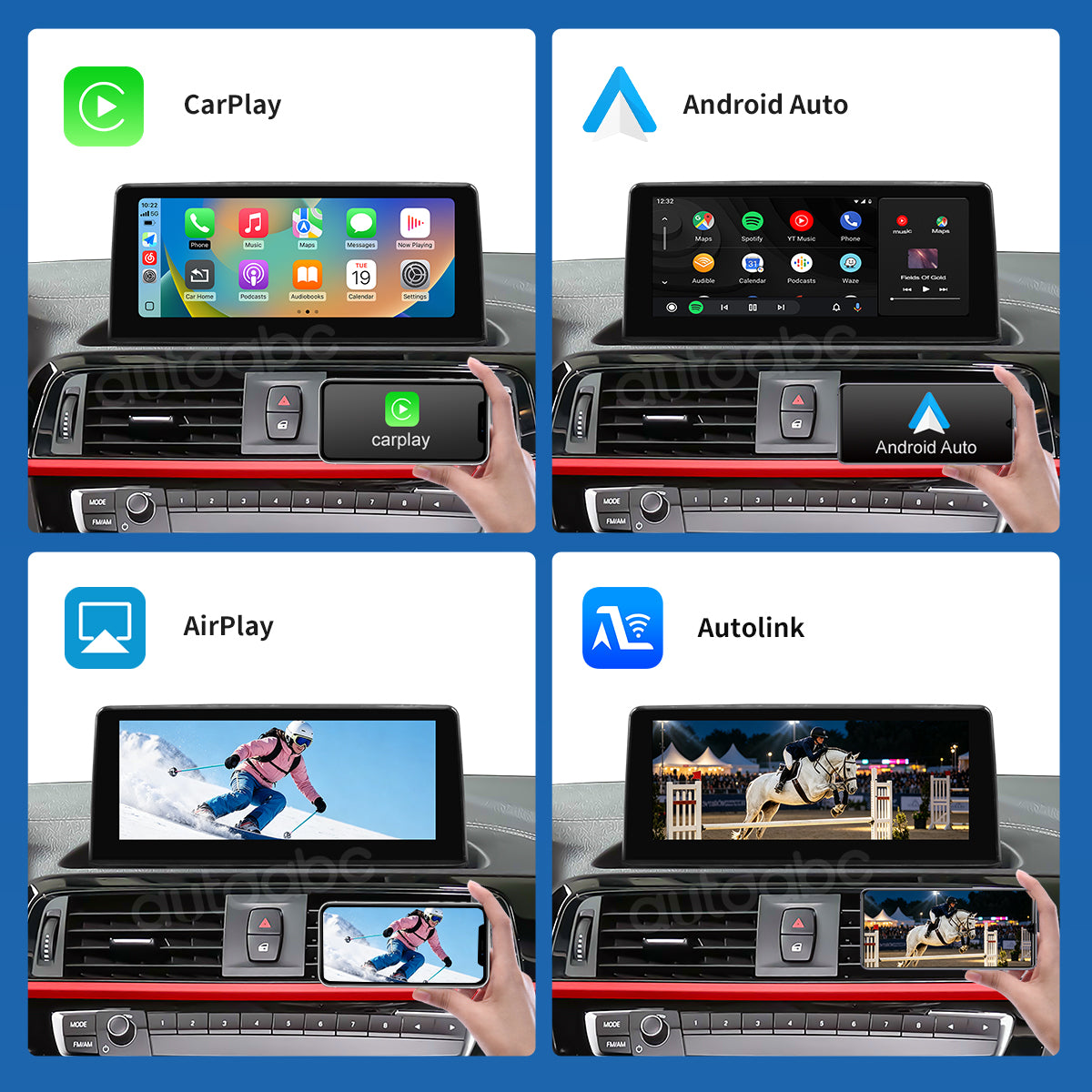 8.8" Linux Screen for BMW 1/2er EVO Wireless Carplay Android Auto
