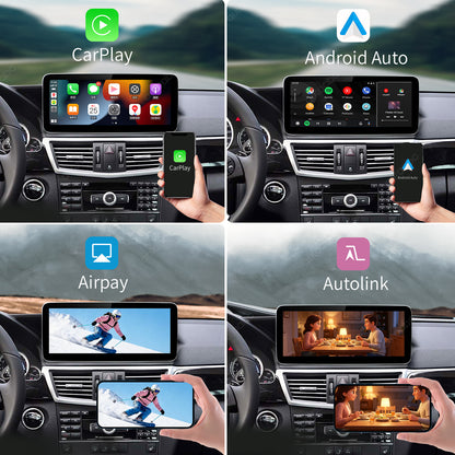 12.3“ Linux screen for Mercedes Benz NTG4.0 Wireless CarPlay Android Auto