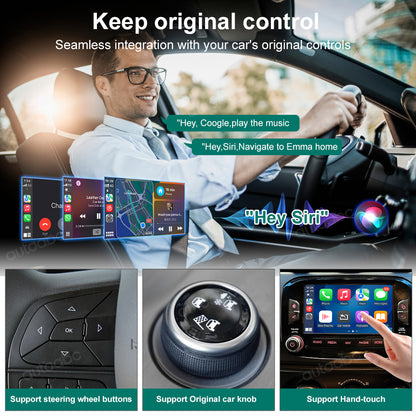 Wireless CarPlay&Android Auto Module For Fiat
