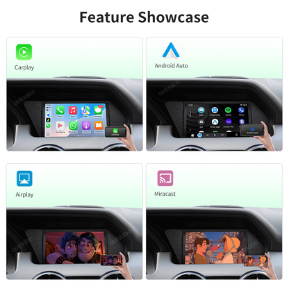 7“ Linux screen for Mercedes Benz GLK NTG4.0/4.5 Wireless CarPlay Android Auto LHD