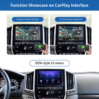 Wireless Carplay & Android Auto for Toyota Land Cruiser LC200 2016-2020