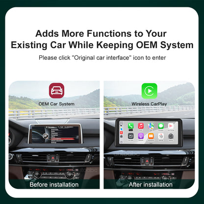 10.25" Linux Screen for BMW X5/X6 E70/E71 with NBT Wireless CarPlay Android Auto