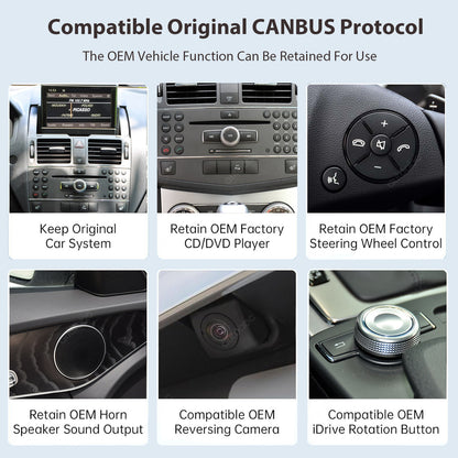 12.3“ Linux screen for Mercedes Benz NTG4.0 Wireless CarPlay Android Auto