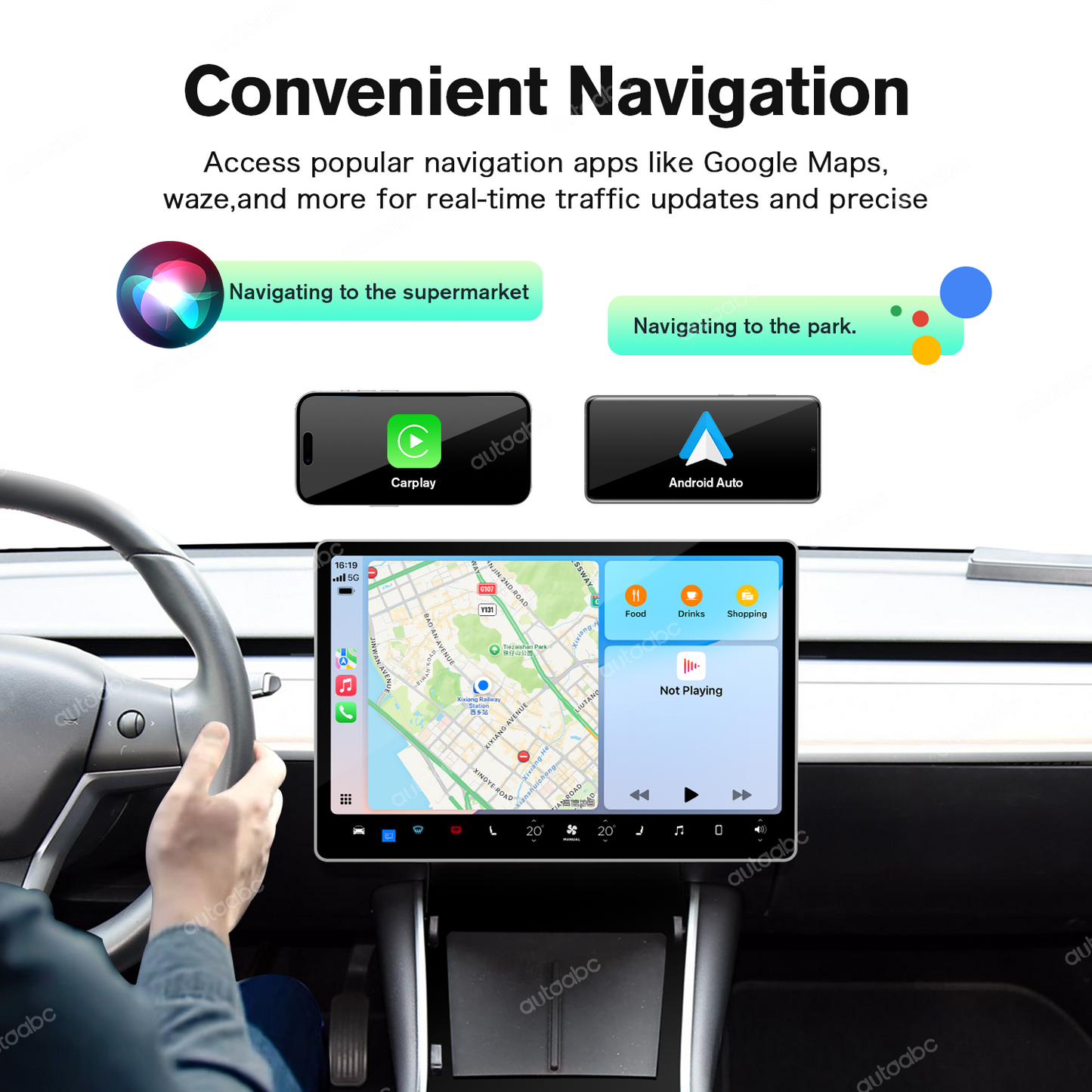 NEW Wireless Carplay Android Auto adapter for Tesla Model 3 Model Y