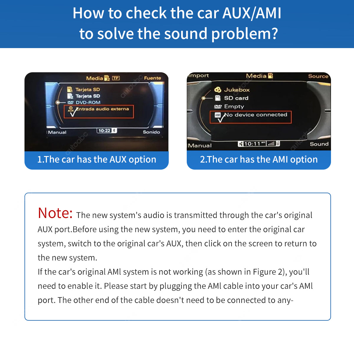 12.3" Linux Screen For Audi Q2 MIB/MIB2 Wireless CarPlay Android Auto