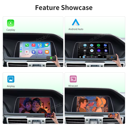 7“ Linux screen for Mercedes Benz E class NTG4.0/4.5/5.0 Wireless CarPlay Android Auto LHD