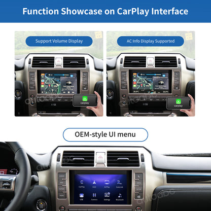 Wireless Carplay & Android Auto for Lexus GX460 2014-2019
