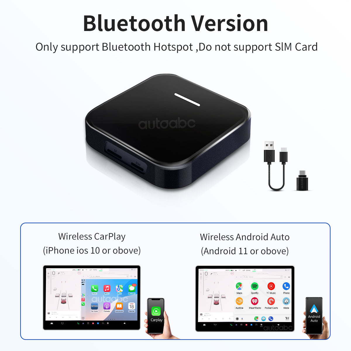 Wireless Browser Android Smart Ai Box Adapter For Tesla