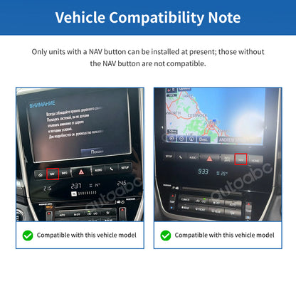 Wireless Carplay & Android Auto for Toyota Land Cruiser LC200 2016-2020