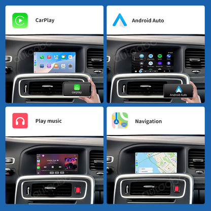 7" Linux Screen For Volvo Wireless CarPlay Android Auto