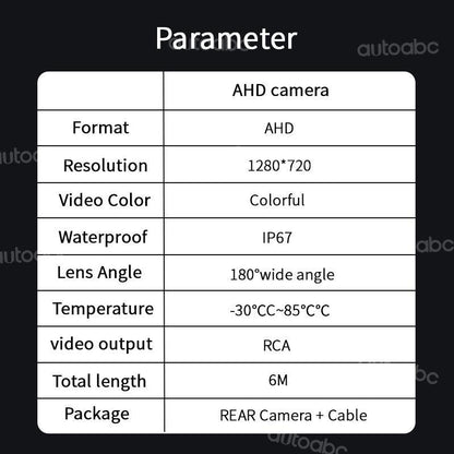 AHD Rear View Camera for Audi/Volkswagen