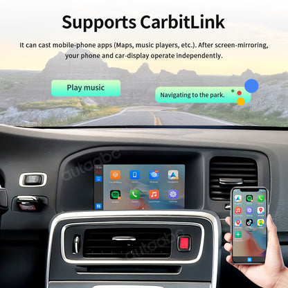 7" Linux Screen For Volvo Wireless CarPlay Android Auto