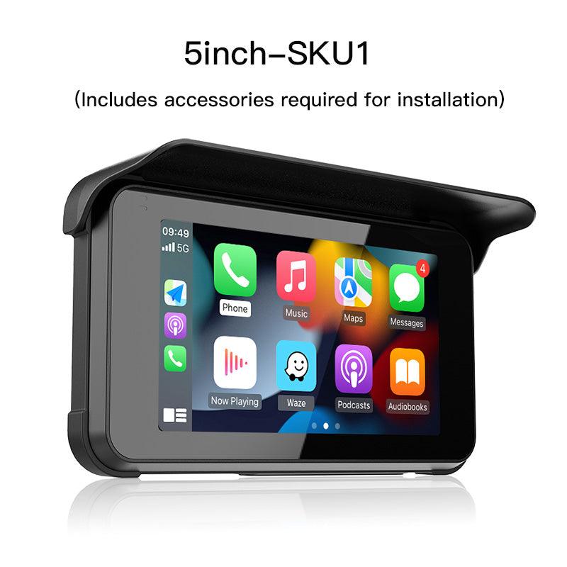 2024 NEW 5"/6.2" Motorcycle GPS Navigation CarPlay Touchscreen