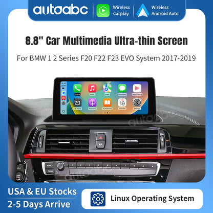 8.8" Linux Screen for BMW 1/2er EVO Wireless Carplay Android Auto