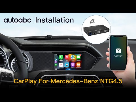 Wireless Carplay Android Auto Nachrüstsatz für NTG4.5 Mercedes