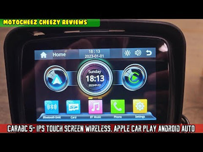 5" IPS Waterproof Motorcycle Touchscreen with GPS navigation