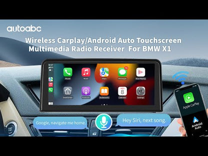 10.25" Linux Screen for BMW X1 E84 2009-2015 CIC System Wireless Carplay Android Auto